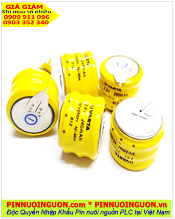 Pin sạc Varta 3/V250H (3.6v-240mAh); Pin nuôi nguồn Varta 3/V250H (3.6v-240mAH) Made in Germany